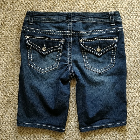 Paisley Sky Pants - 3/$25 Paisley Sky Bermuda denim shorts sz 8